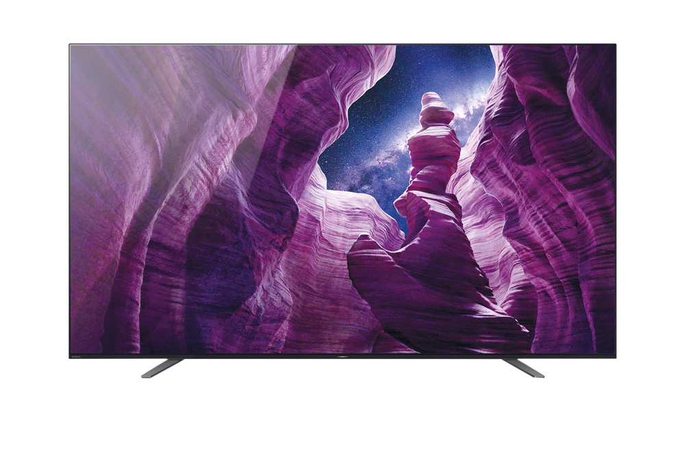 4K HDR OLED-Fernseher mit 55 Zoll aus der A8-Serie von Sony