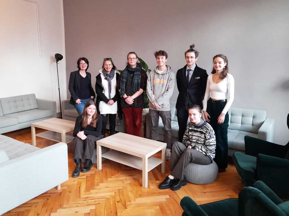 Der Aufenthaltsraum in der Ernestinenschule zu Lübeck